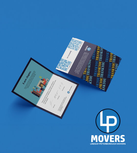 LP Movers card design